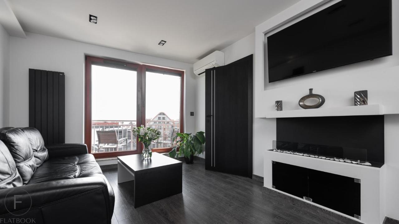 Flatbook Apartments Waterlane Island Spa With Riverview Gdansk Bagian luar foto