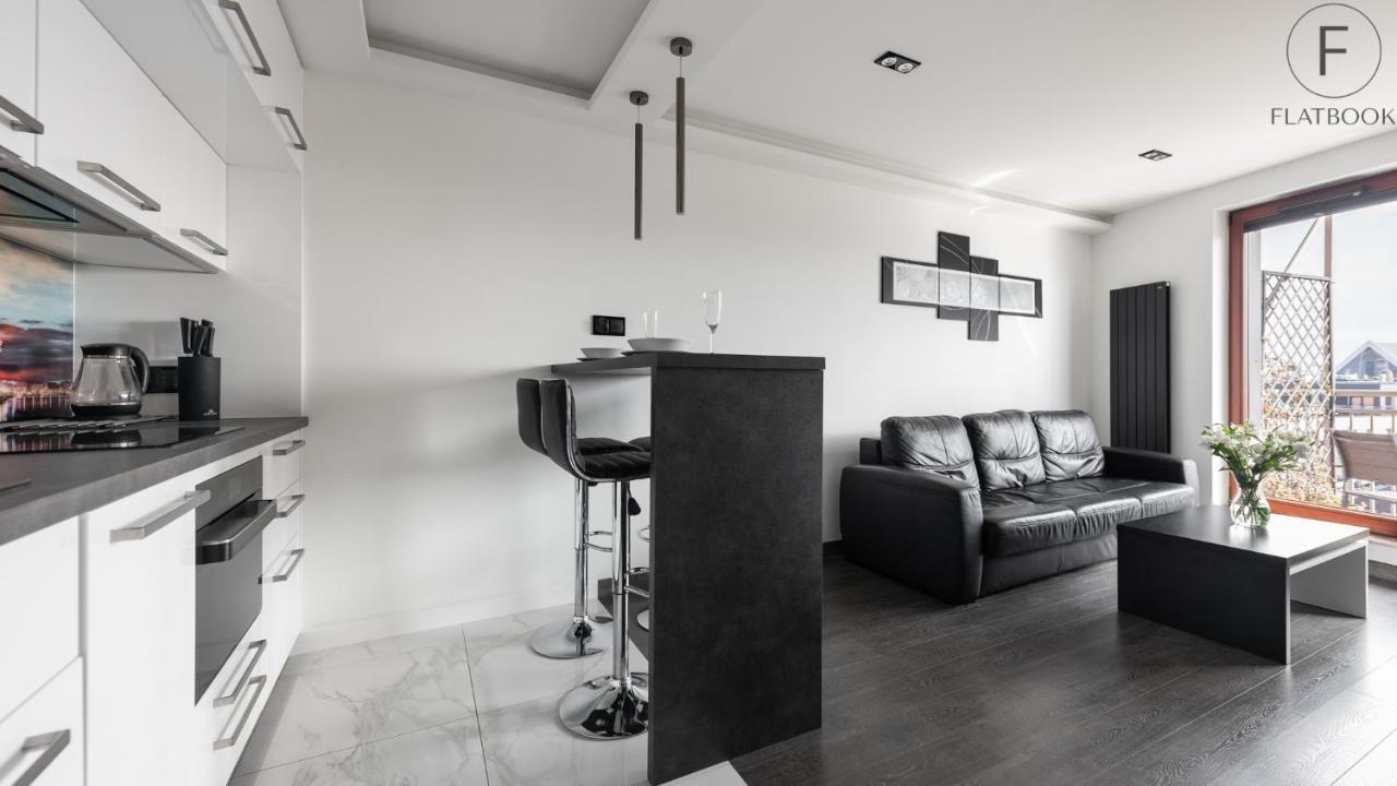Flatbook Apartments Waterlane Island Spa With Riverview Gdansk Bagian luar foto