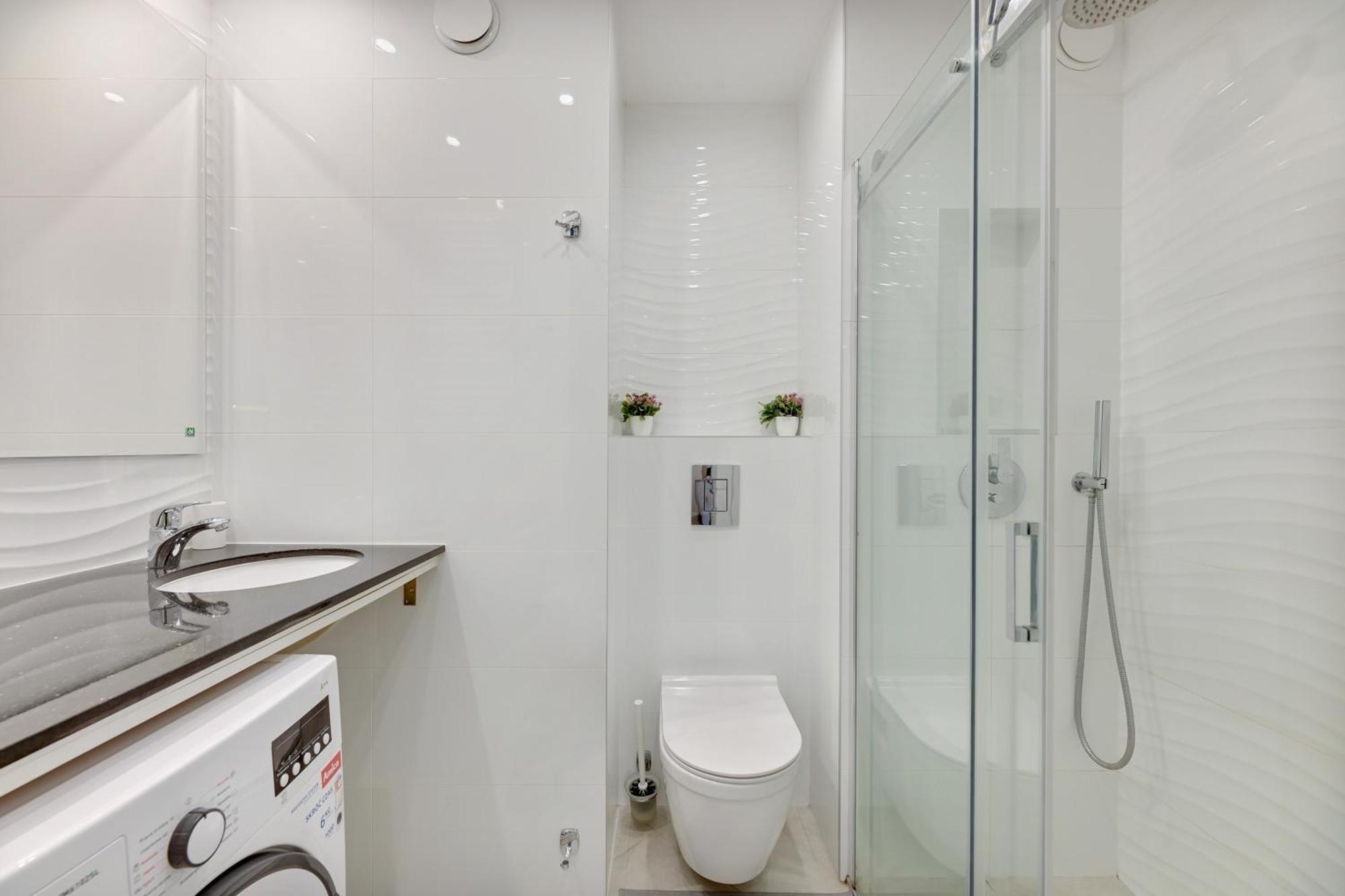Flatbook Apartments Waterlane Island Spa With Riverview Gdansk Bagian luar foto