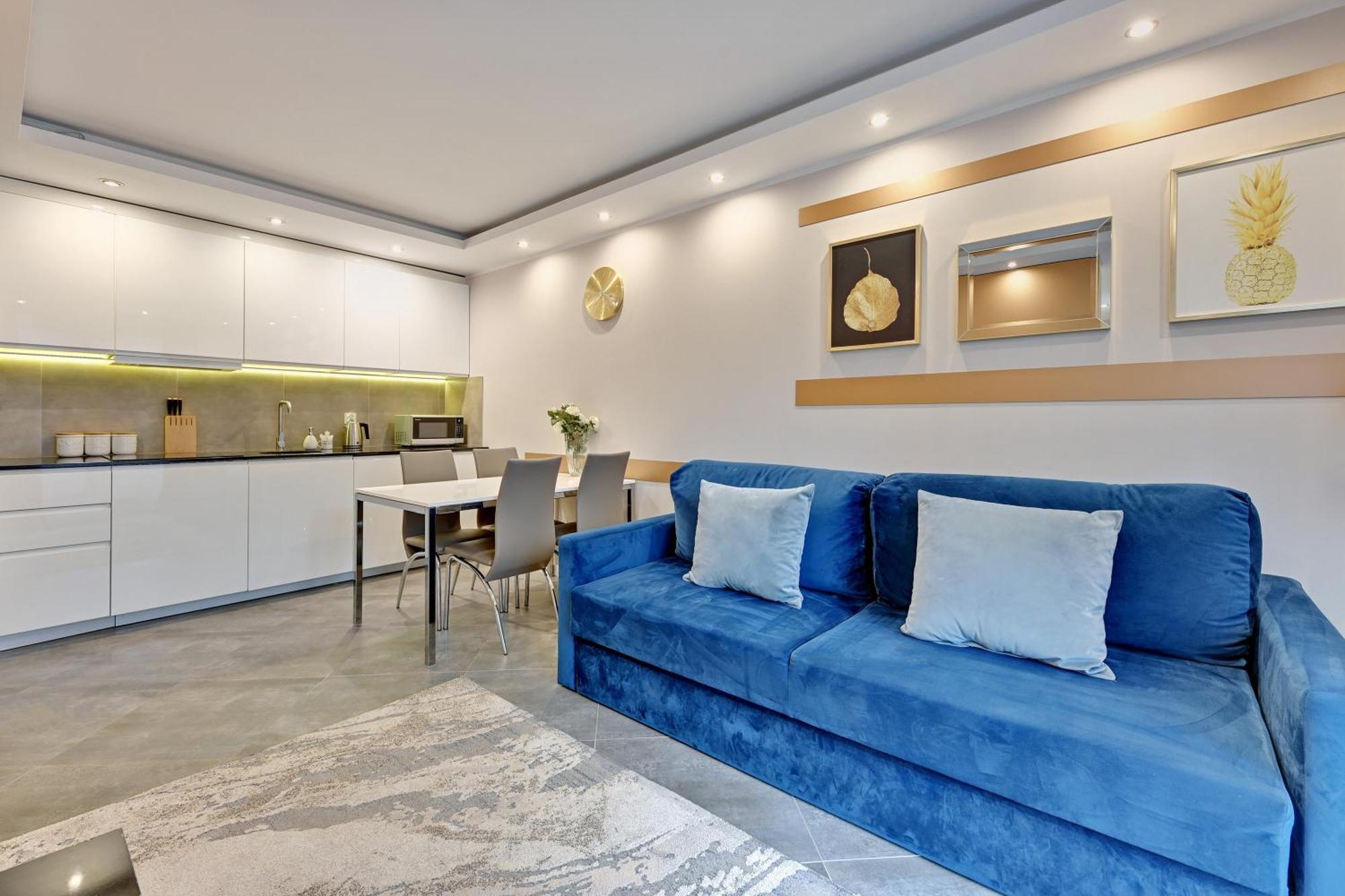 Flatbook Apartments Waterlane Island Spa With Riverview Gdansk Bagian luar foto